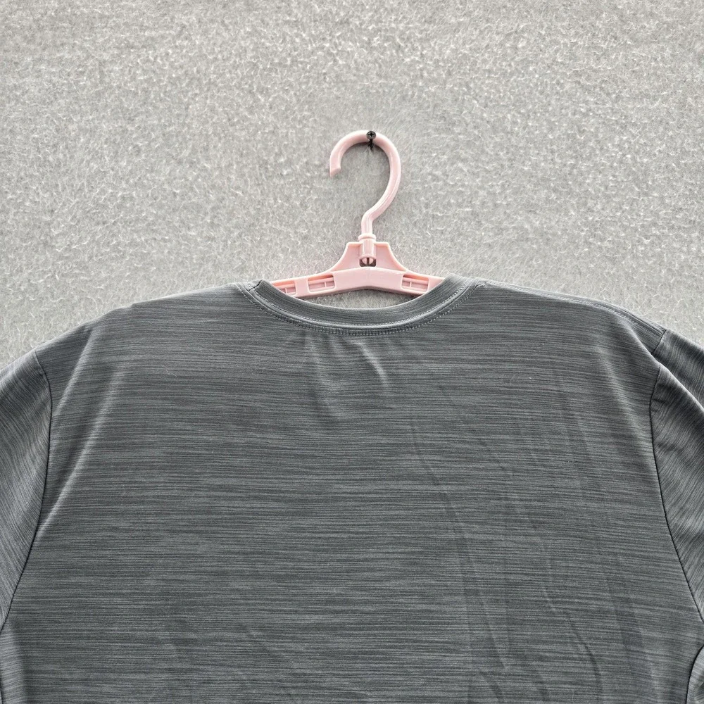 Nike Men Shirt L Blue Activewear Logo Short Sleeve‎